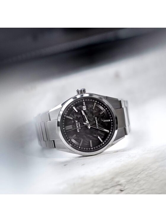 Casio Casio Zegarek EFK-110D-1AER Srebrny
