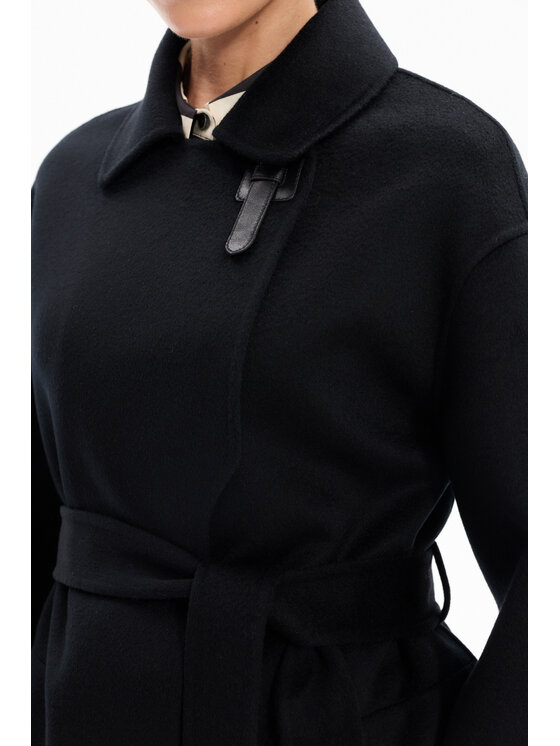 Deni Cler Milano Deni Cler Milano Kurtka przejściowa T-DC-9065-F5-90-90-1 Czarny Regular Fit