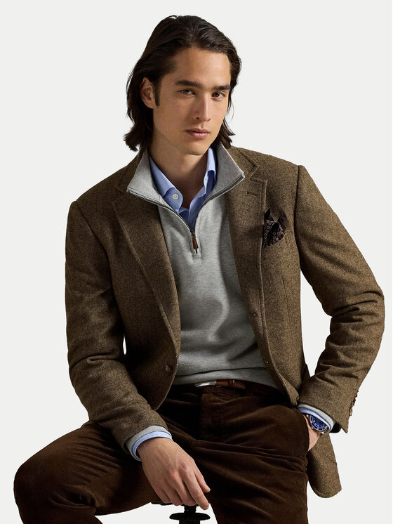 Polo Ralph Lauren Polo Ralph Lauren Пуловер 7,10672E+11 Сив Regular Fit