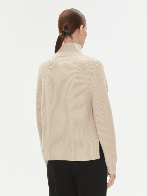 Calvin Klein Calvin Klein Dolčevita K20K206014 Bež Relaxed Fit