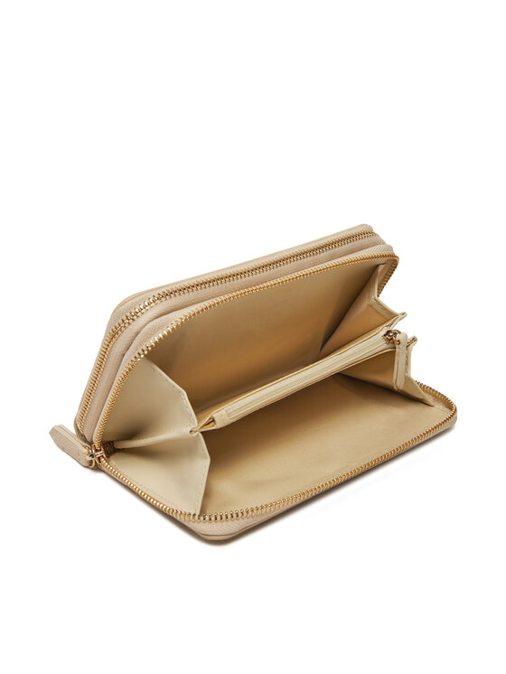 Valentino Valentino Голям дамски портфейл Divina VPS1R447G Бежов