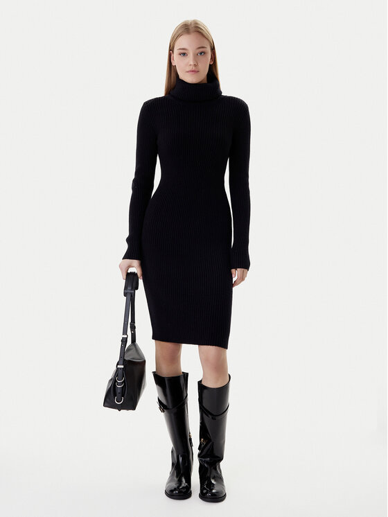 ONLY ONLY Džemper haljina Nellie 15363533 Crna Regular Fit