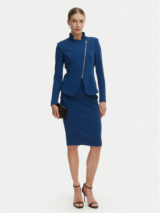 Rinascimento Rinascimento Сако CFC0127901003 Син Slim Fit