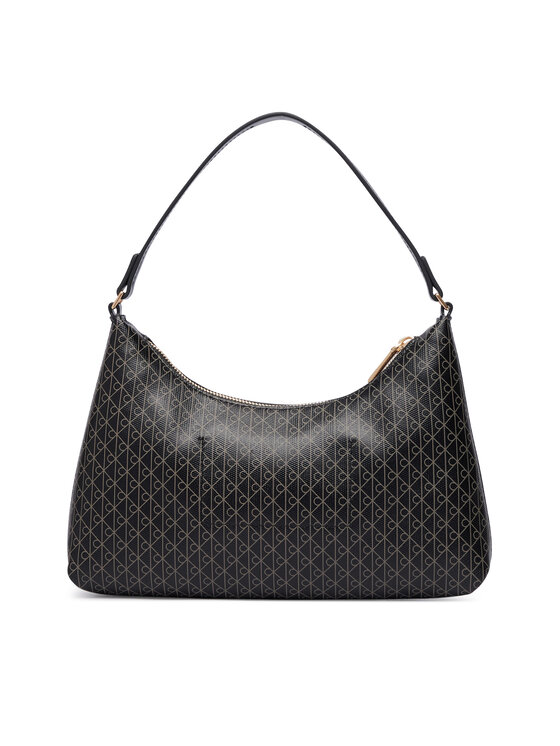 Calvin Klein Calvin Klein Torebka Emblem Aop Small Shoulder Bag LV04F3889G Czarny