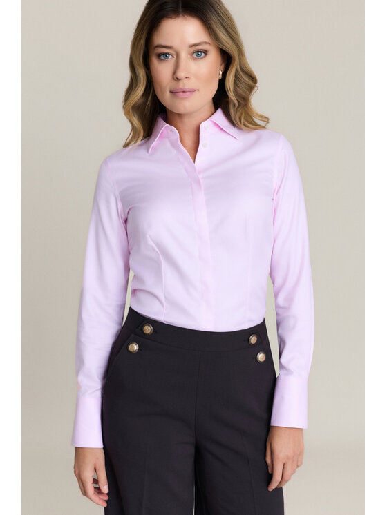 Lancerto Lancerto Koszula Asmara Slim KO073226000028 Różowy Slim Fit