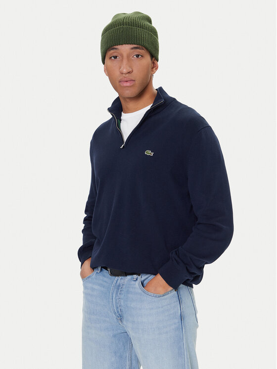 Lacoste Lacoste T-särk TH2038 Tumesinine Regular Fit