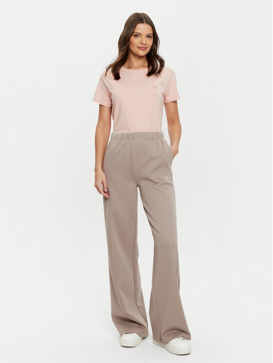 Guess Guess Tričko V4YI09 J1314 Ružová Oversize
