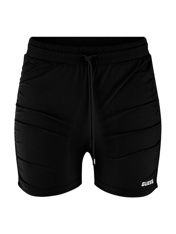 Guess Guess Sportske kratke hlače Ella V3GD14 MC04A Crna Slim Fit