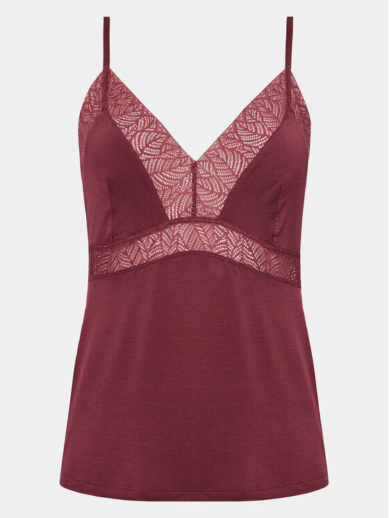 Femilet by Chantelle Top Jazz FNA510 Bordo rdeča Regular Fit