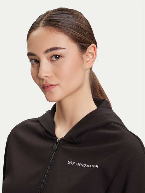 EA7 Emporio Armani EA7 Emporio Armani Tepláková souprava 7W000802 AF10443 UC001 Černá Regular Fit