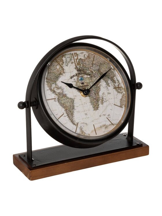 MIAhome MIAhome Zegar stołowy 21 cm VIGILATE Czarny