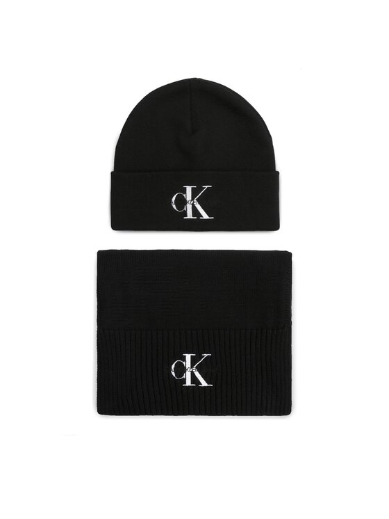 Calvin Klein Jeans Calvin Klein Jeans Set Schal und Mütze Gifting Mono Beanie/Scarf K50K511199 Schwarz