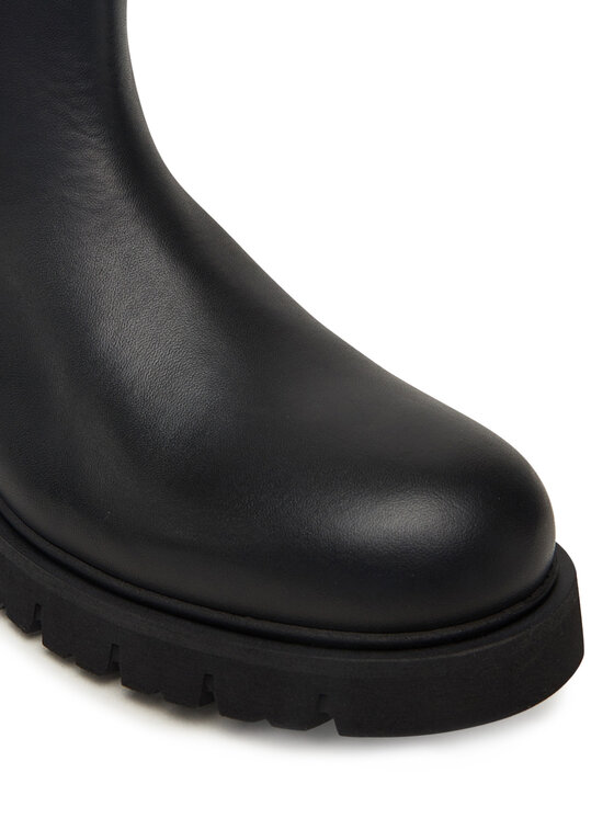 Tommy Jeans Tommy Jeans Chelsea Tjw Chelsea Leather Boot EN0EN02825 Nero