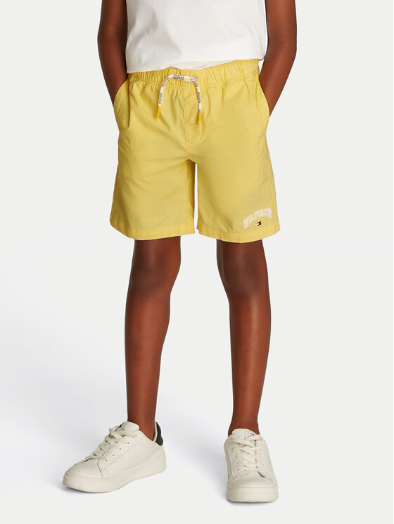 Tommy Hilfiger Športové kraťasy KB0KB09642 Žltá Regular Fit