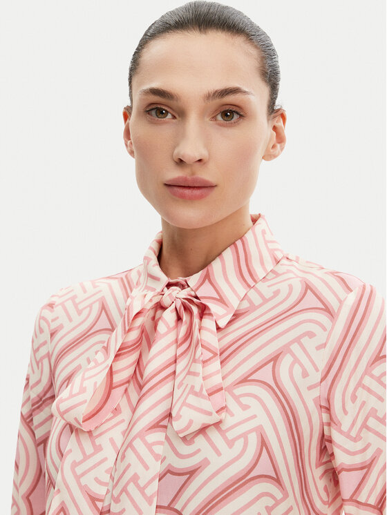 Silvian Heach Silvian Heach Košeľa GPP25363BL Ružová Regular Fit