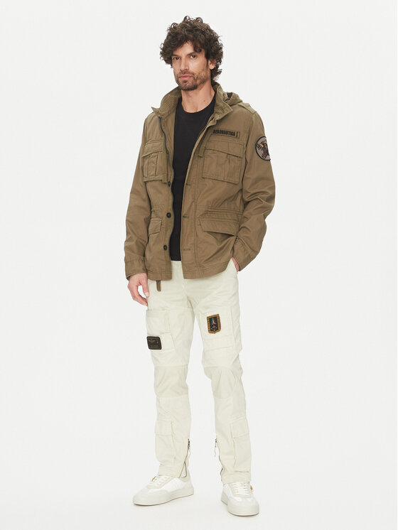 Aeronautica Militare Aeronautica Militare Hlače 251PA1387CT1493 Bež Regular Fit