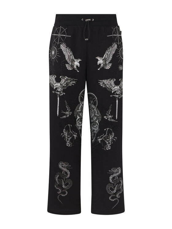 PHILIPP PLEIN PHILIPP PLEIN Spodnie dresowe 29863 Czarny Jogger Fit