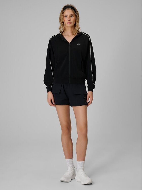 4F 4F Mikina 4FRSS26TSWSF2990-20S Černá Relaxed Fit