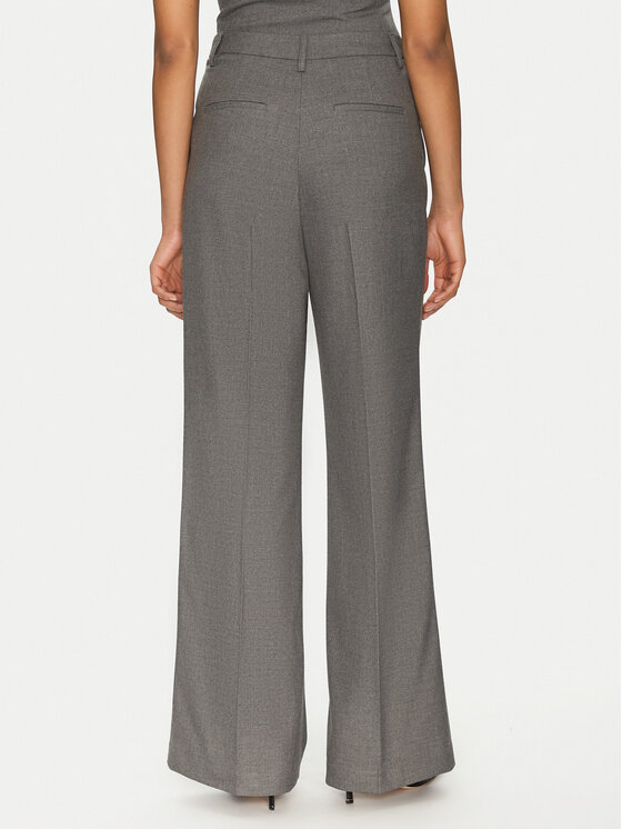 Morgan Morgan Панталони тип палацо 251-PANIS.F Сив Wide Leg