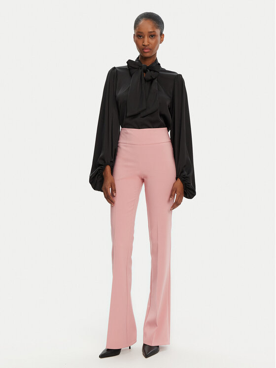 Rinascimento Rinascimento Pantaloni di tessuto CFC0122830003 Rosa Regular Fit