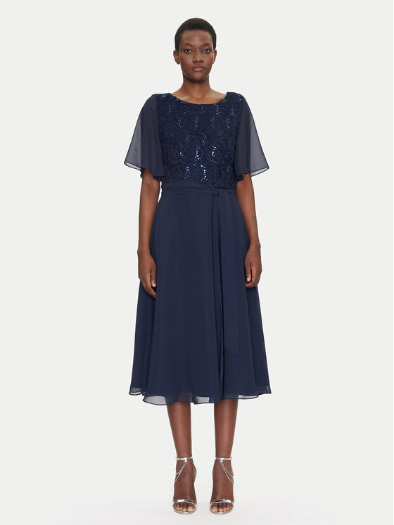 Swing Swing Abito da cocktail 5AI02500 Blu scuro Regular Fit