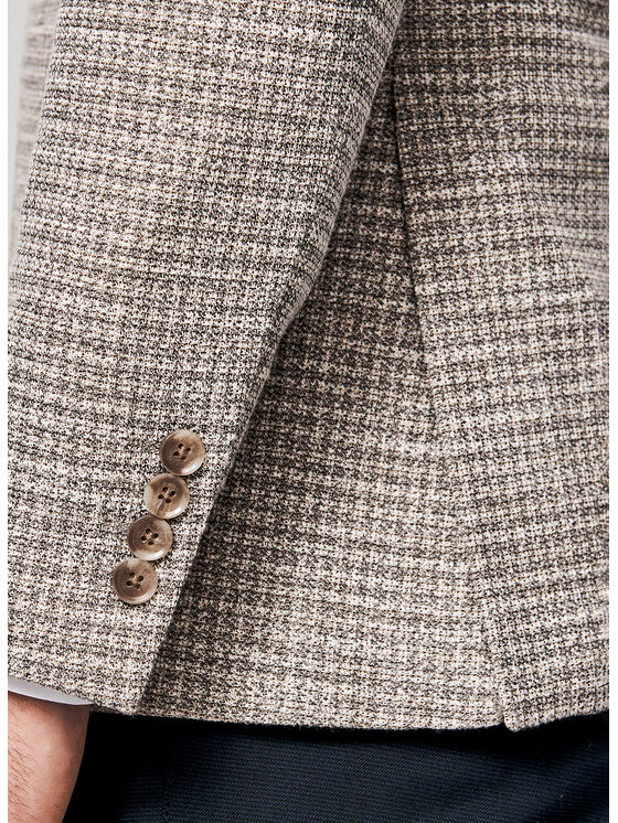 Pako Lorente Pako Lorente Marynarka P26SF-3X-018 Beżowy Slim Fit