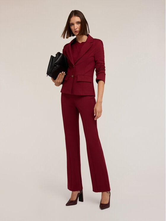 Motivi Motivi Giacca di transizione Q748Q000971N036 Bordeaux Slim Fit