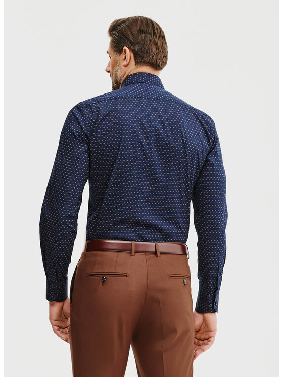 Pako Lorente Pako Lorente Koszula P25SF-1X-043 Granatowy Slim Fit