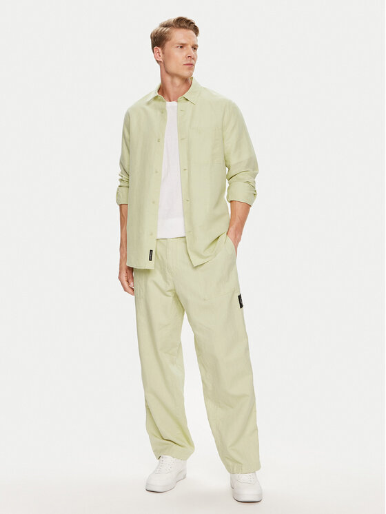 Calvin Klein Jeans Calvin Klein Jeans Πουκάμισο J30J325172 Πράσινο Regular Fit