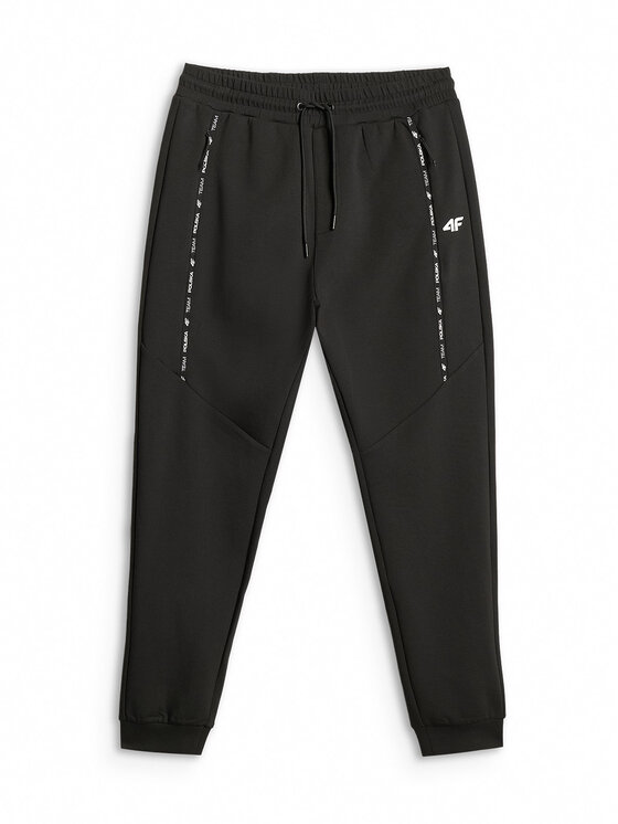 4F 4F Joggery STREFA KIBICA Czarny Regular Fit