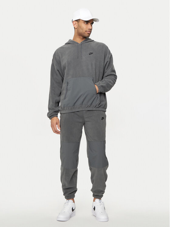 Nike Nike Fleecová mikina FB8388 Šedá Oversize