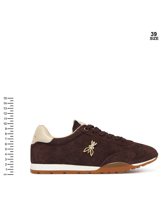 Patrizia Pepe Patrizia Pepe Sneakersy PJ424.24 Brązowy ciemny