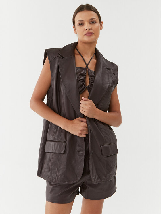 Gestuz Vestă 10908176 Maro Relaxed Fit