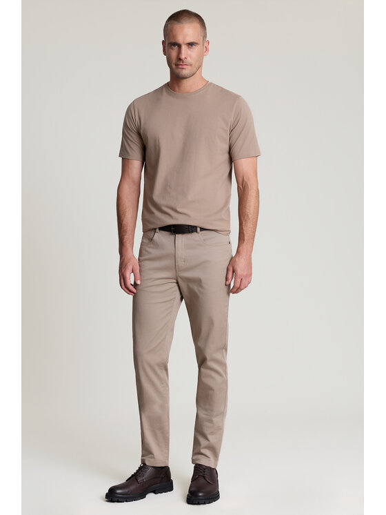 Próchnik Próchnik Chinosy PM1 SP073126000012 Beżowy Regular Fit