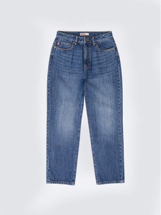 BIG STAR BIG STAR Jeansy ZACKY Granatowy Loose Fit