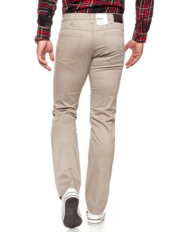 Wrangler Wrangler Pantaloni di tessuto ARIZONA Beige Straight Fit