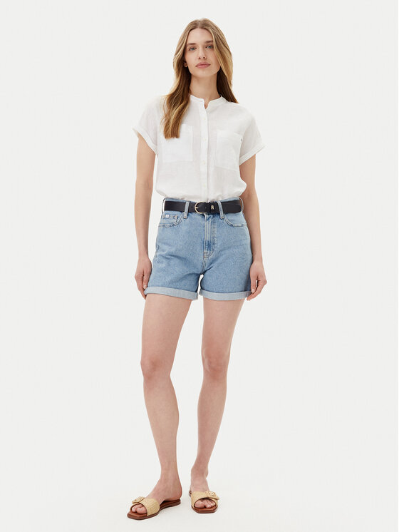 Tommy Hilfiger Tommy Hilfiger Košile WW0WW44715 Bílá Regular Fit