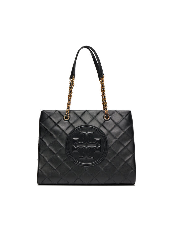 Tory Burch Tory Burch Borsetta Fleming Soft Chain Tote 152337 Nero