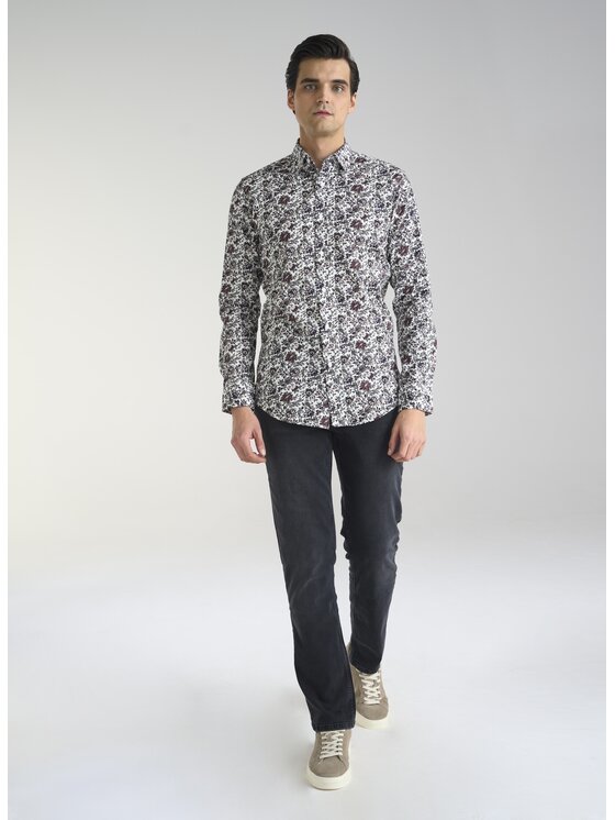 Pako Lorente Pako Lorente Koszula P24SF-1X-015 Biały Slim Fit