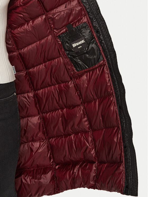 Blauer Blauer Μπουφάν πουπουλένιο 24WBLDK03040 Μαύρο Regular Fit