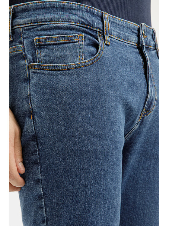 Cross Jeans Cross Jeans Jeansy F 194-821 Niebieski Tapered Leg