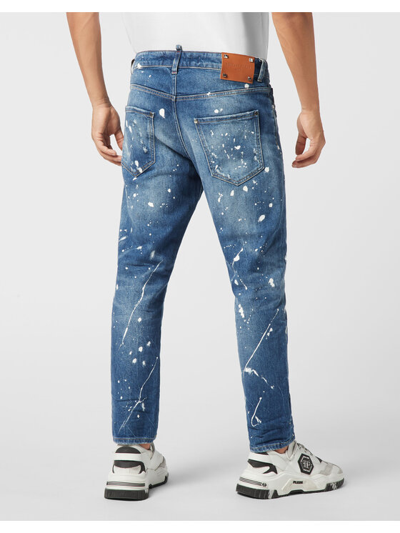 PHILIPP PLEIN PHILIPP PLEIN Jeansy 25871 Niebieski Slim Fit