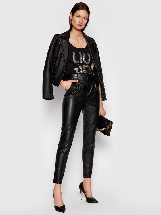 T-shirt WA1138 J5003 Nero Slim Fit