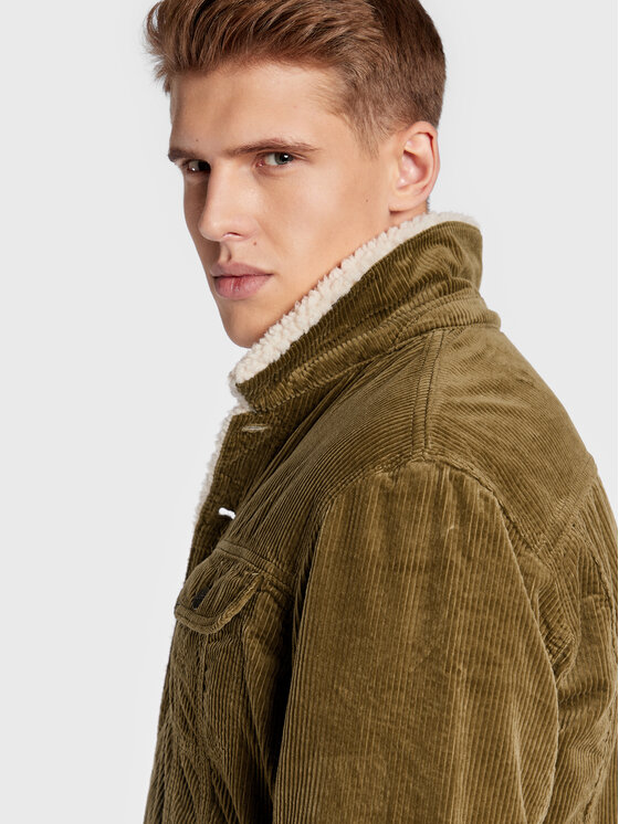 Lee Lee Kurtka przejściowa Sherpa L87AQEDH 112321555 Brązowy Regular Fit