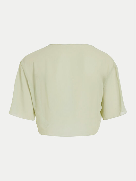 Vila Vila Bolerko Soia 14089141 Zielony Regular Fit