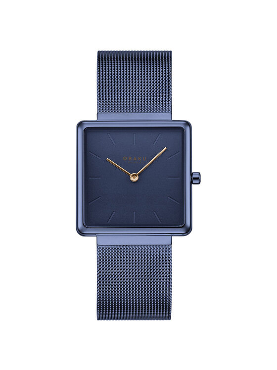 Obaku Obaku Hodinky V236LXLLML Modrá