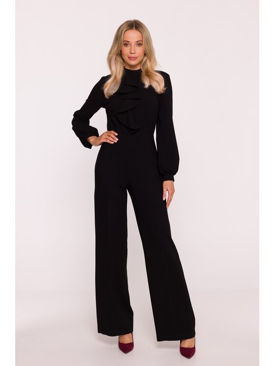 Stylove Stylove Kombinezon S420 Czarny A-Line Fit
