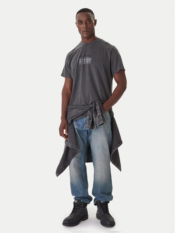 G-Star Raw G-Star Raw T-krekls Multi Logo D26049-C756 Zils Loose Fit