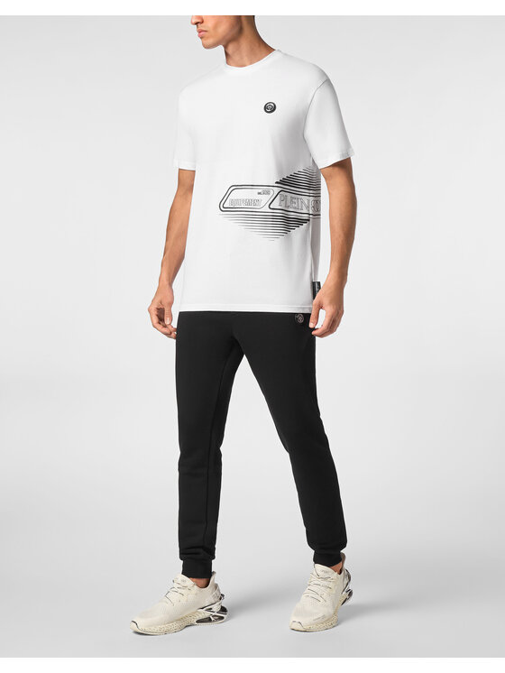 Plein Sport Plein Sport T-Shirt 19537 Biały Regular Fit