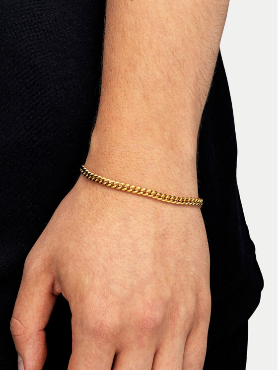 ICED STUFF ICED STUFF Браслет Miami Cuban Link Золотий